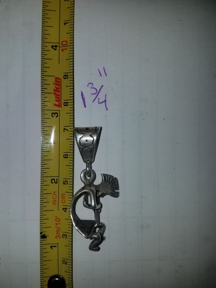 Vintage Navajo Sterling Silver Pendant