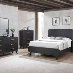 Queen Bedroom Set 4 Pieces 