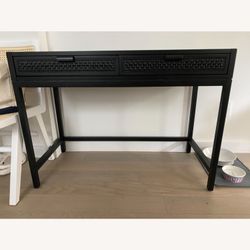 Opalhouse Minsmere Writing Desk with Drawers (Black)