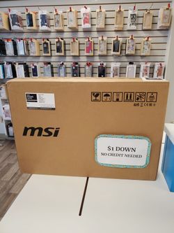 New MSI GF63 Thin 15.6 FHD Gaming Laptop - Pay $1 DOWN AVAILABLE - NO CREDIT NEEDED