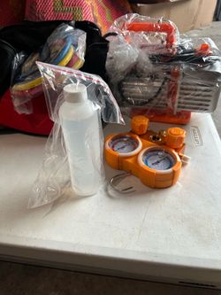 HVAC vacuum pump kit