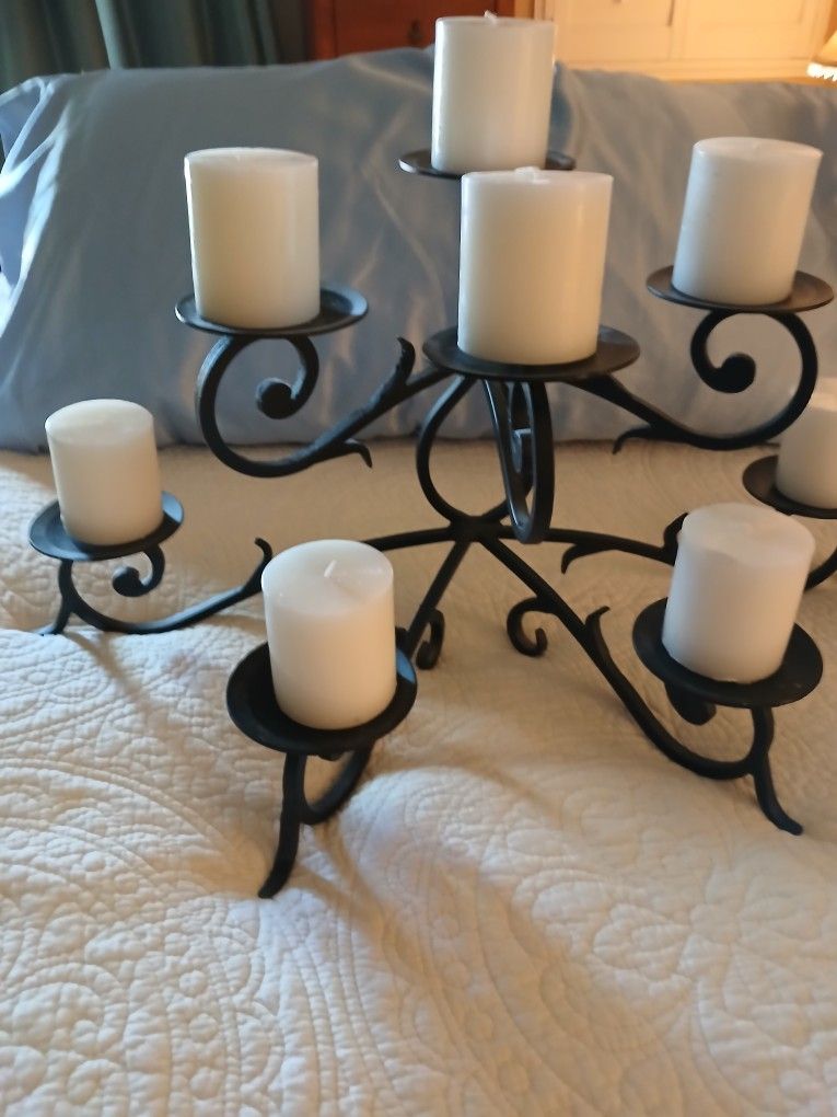 Wrought Iron Candelabra