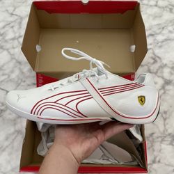 Puma Ferrari Cat White Shoes
