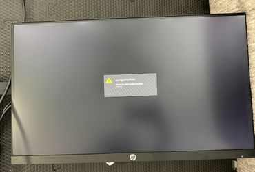 HP dual computer monitors