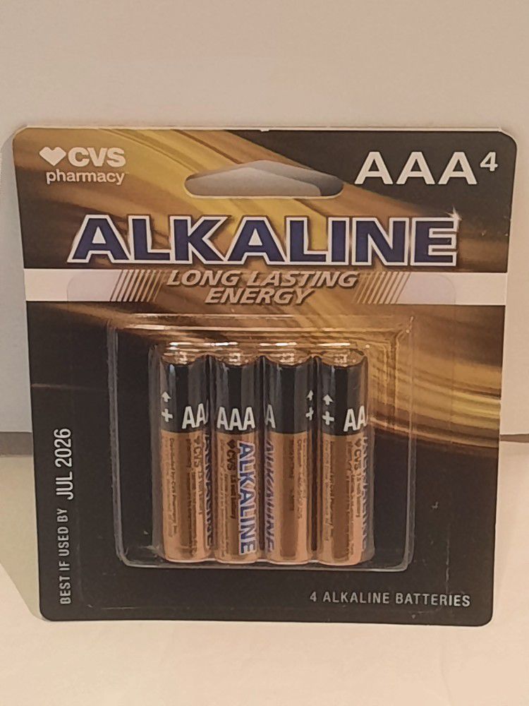 CVS Pharmacy Long Lasting Energy AAA 4 pack Alkaline Batteries