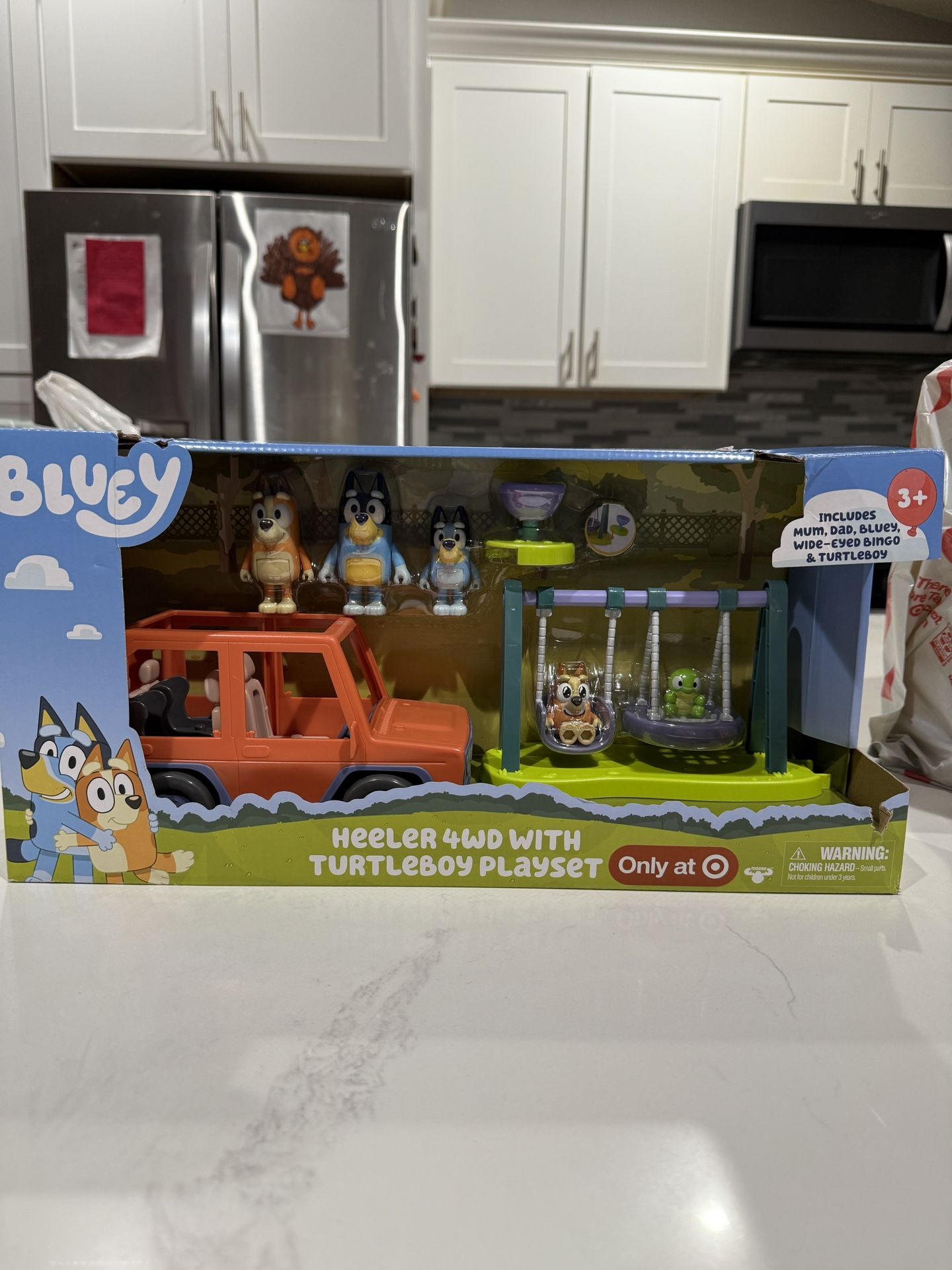 Bluey Heeler 4WD with Turtleboy Playset Toy