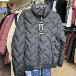 Men DKNY Bomber Jacket Black