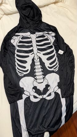 XL Halloween Costume Skeleton Jumpsuit