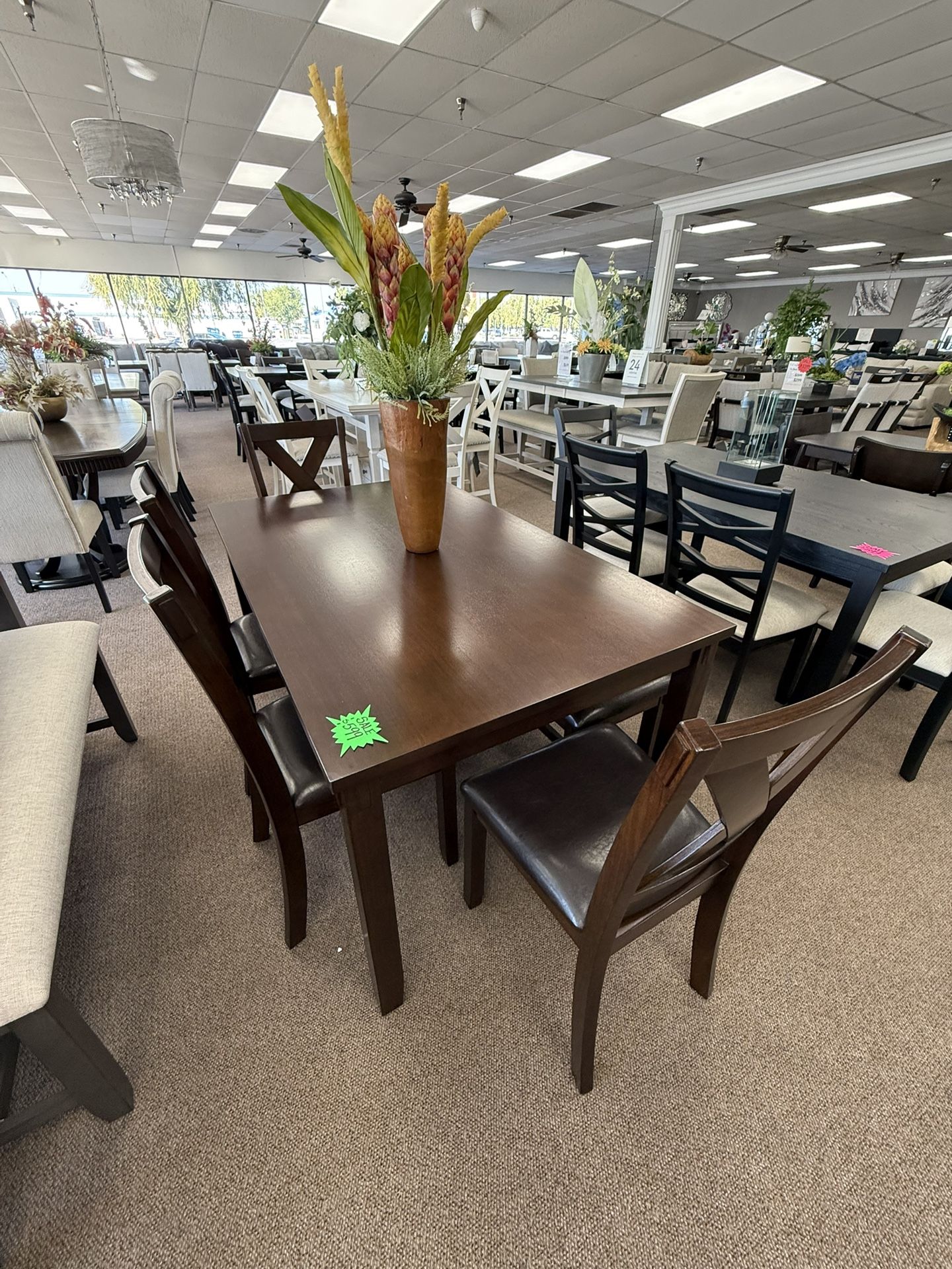 6 Pc Dining Table 