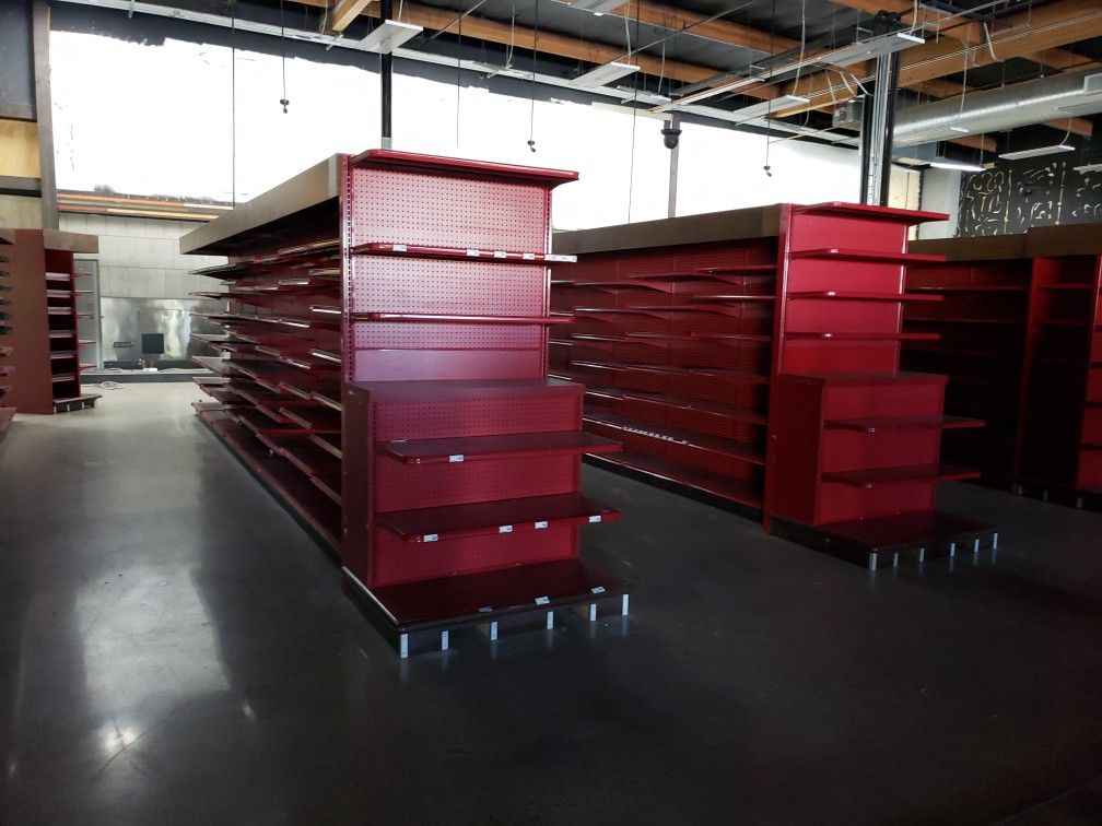 2 Double Sided Gondola Shelving for Sale in Corona, CA OfferUp