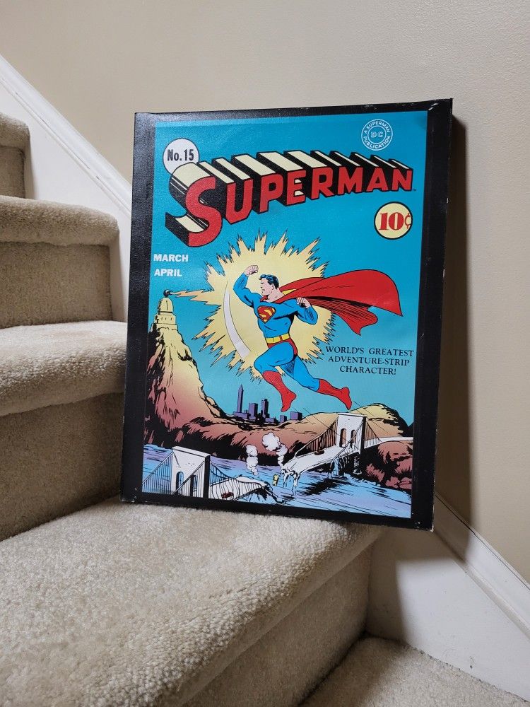 Superman canvas 1942
