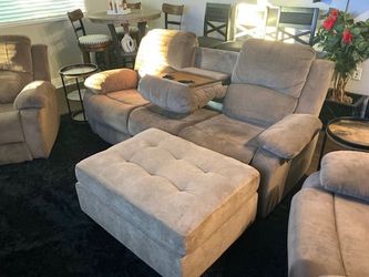 3 - Piece Mayfair Microfiber Reclining Living Room Set