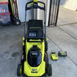 RYOBI 40V HP Brushless 20 in. Cordless Battery Walk Behind Push Lawn Mower (Tool Only