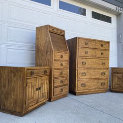 Woodbriar By Drexel Dressers And Nightstand Pair