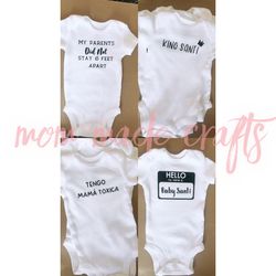 Custom Newborn Onesie shirts