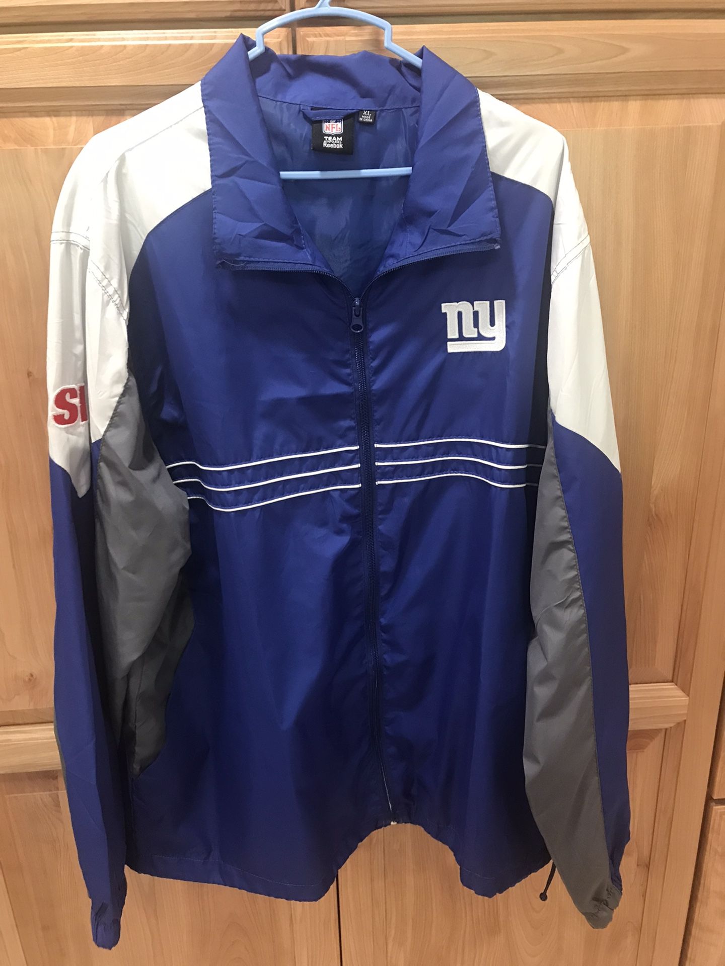 Sports Illustrated New York Giants Windbreaker, Size XL