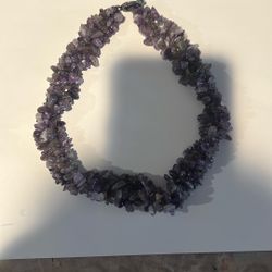 Jewelry Vintage Amethyst Chip Semi Precious Gem Stone