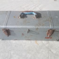 Vintage Union Super Steel Tool Box With Tools 