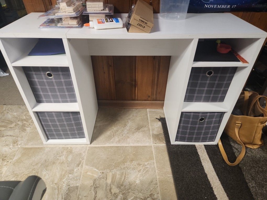 Desk With Storage 
