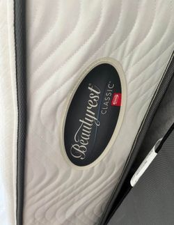 White Beautyrest Classic mattress: medium firm