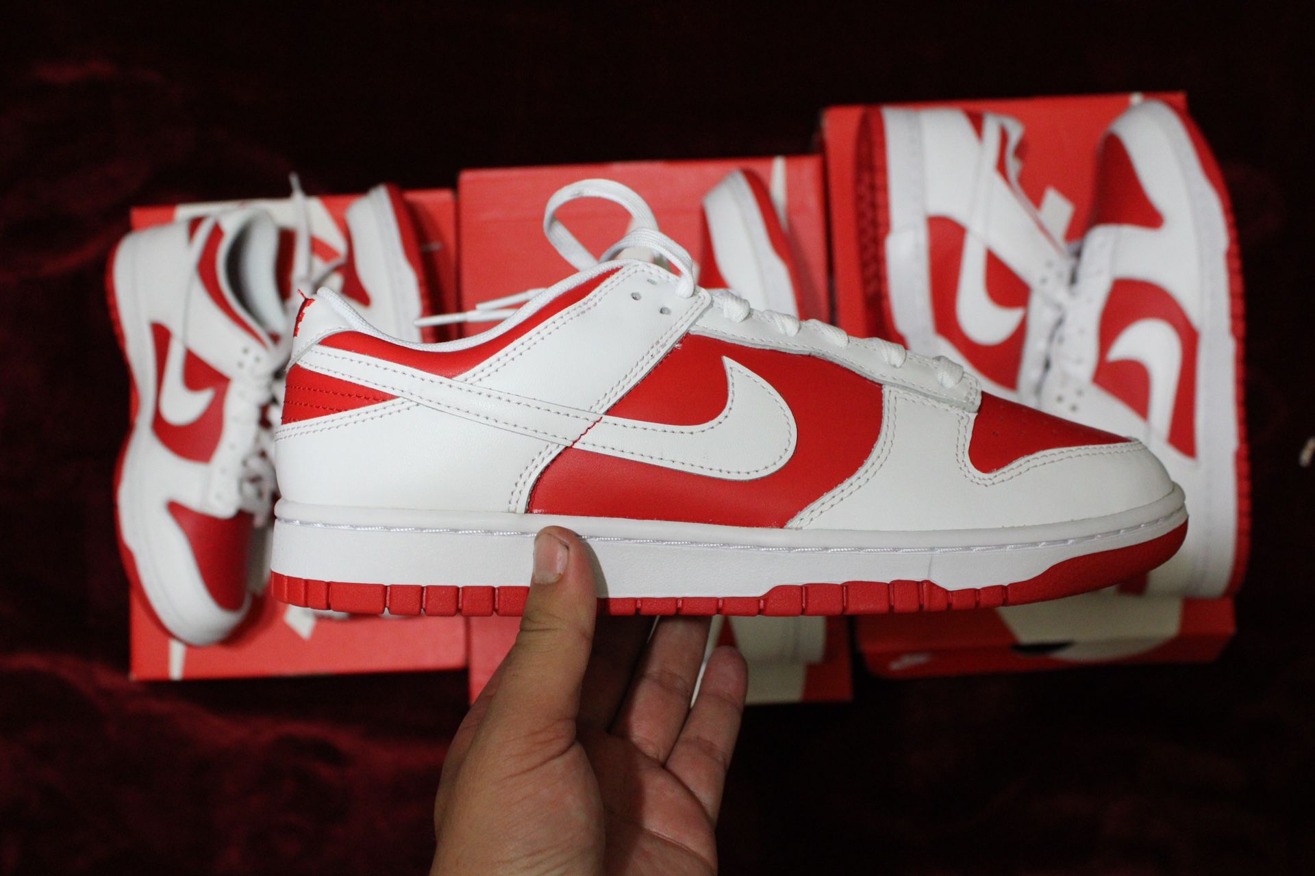 Nike Dunk Low Championship Red Size 8M & 10M