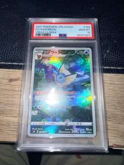 PSA 10 Vaporeon FA 189/184 CHR VMAX Climax Japanese