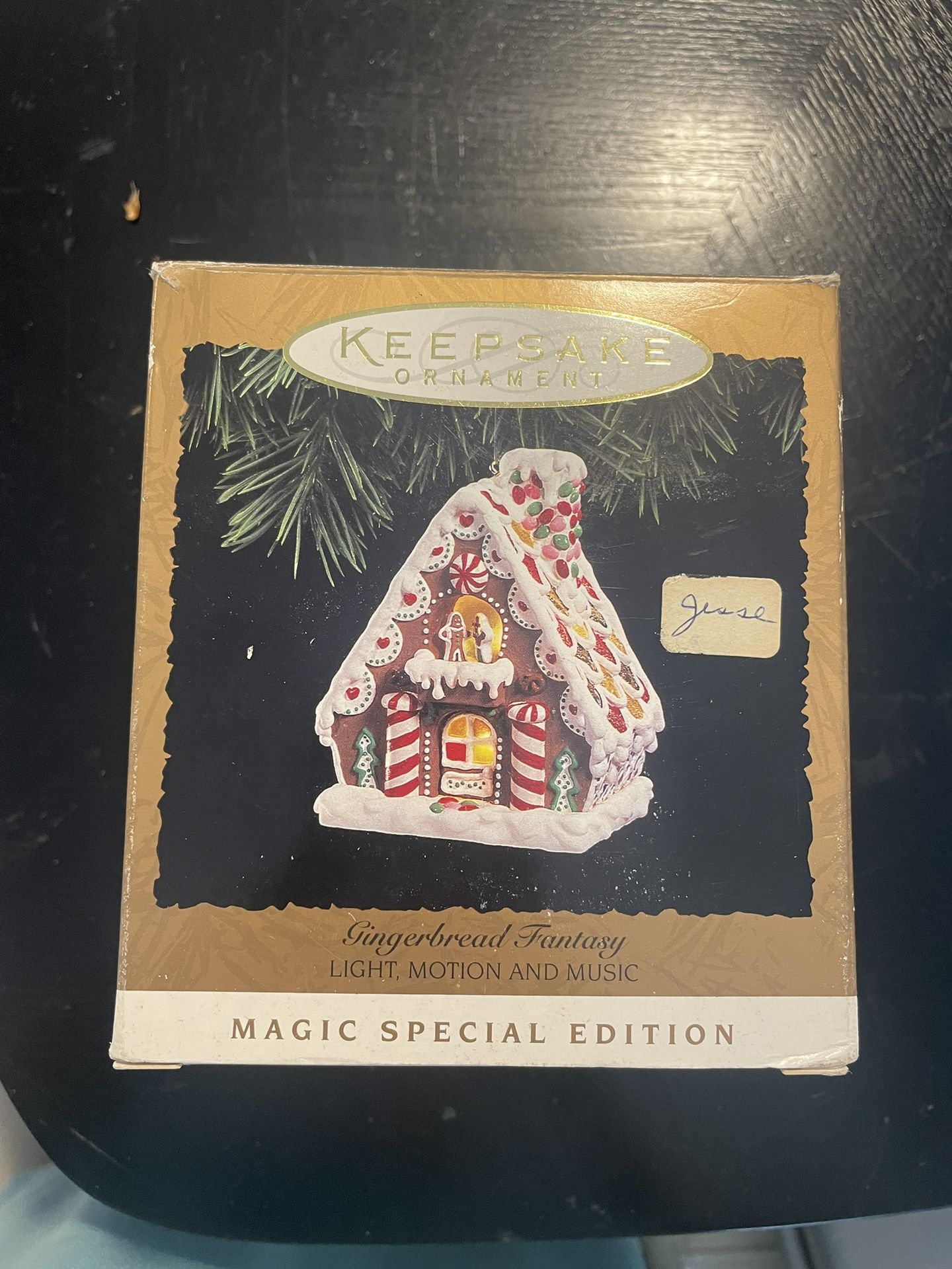 EUC Hallmark Keepsake Ornament, Magic Spec. Ed. "Gingerbread Fantasy" (1997)