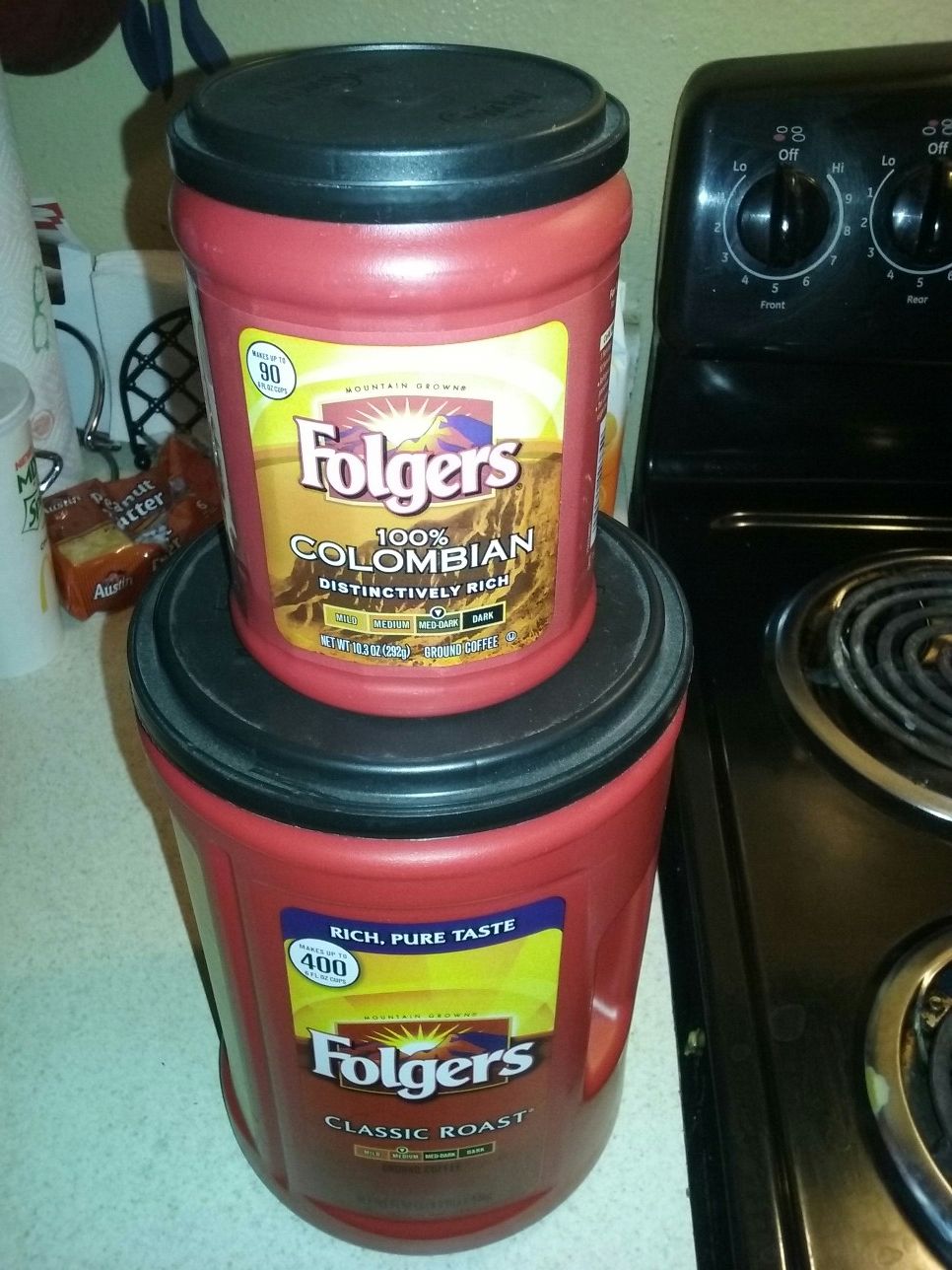 Folgers 51 Oz Classic Roast, 100% Columbian 10.3 Oz