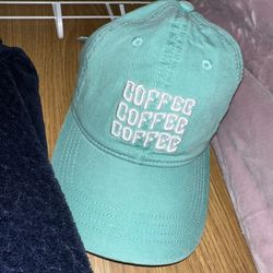 coffee teel green hat 