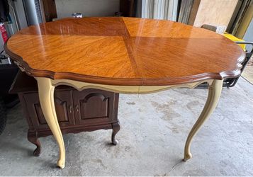 Vintage French Provincial Table