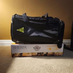 SHERPA, PET CARRIER, BLACK, LARGE