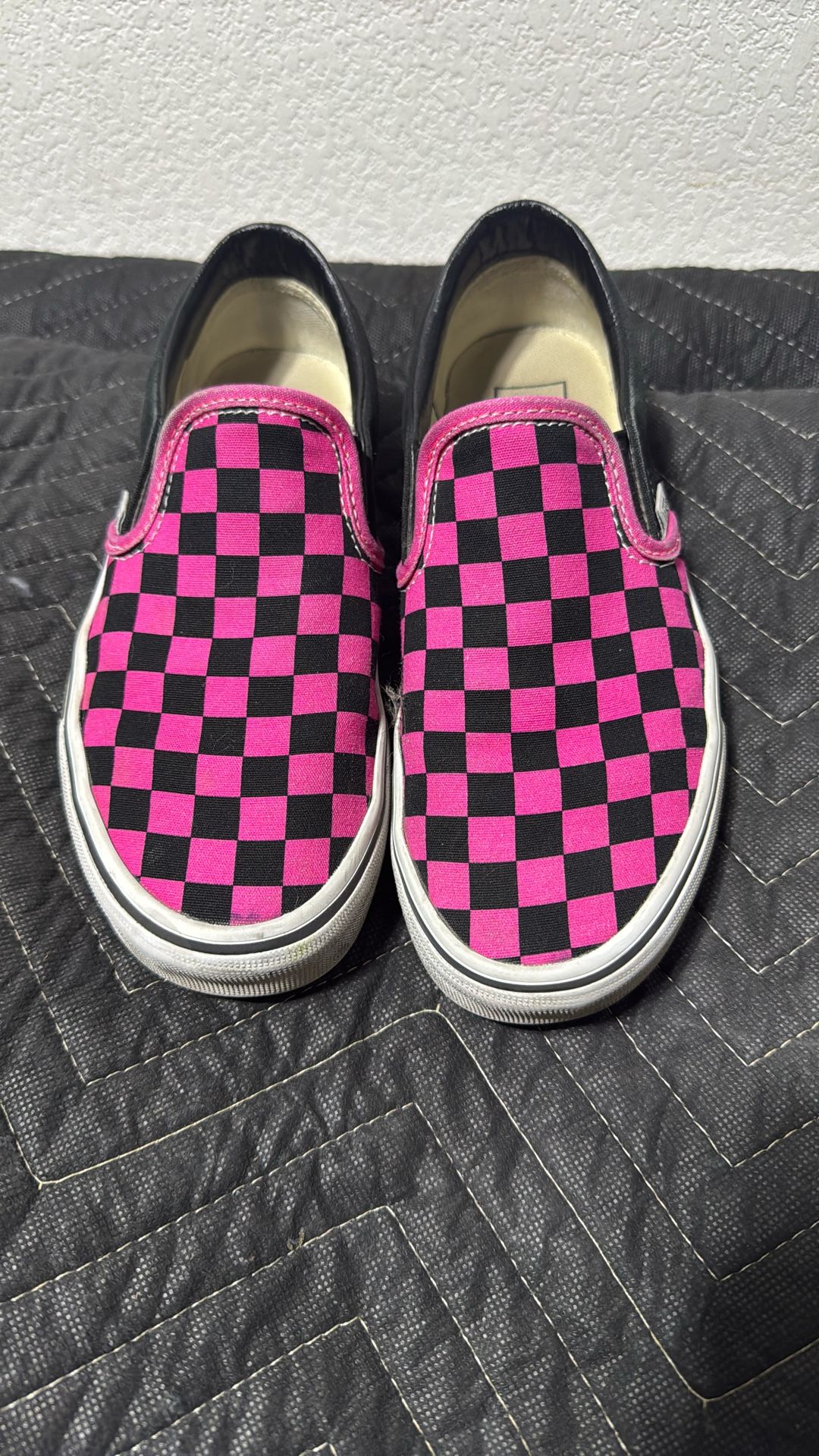 Checkered Vans 