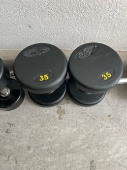 Dumbbells Commercial Urethane pairs sets weights