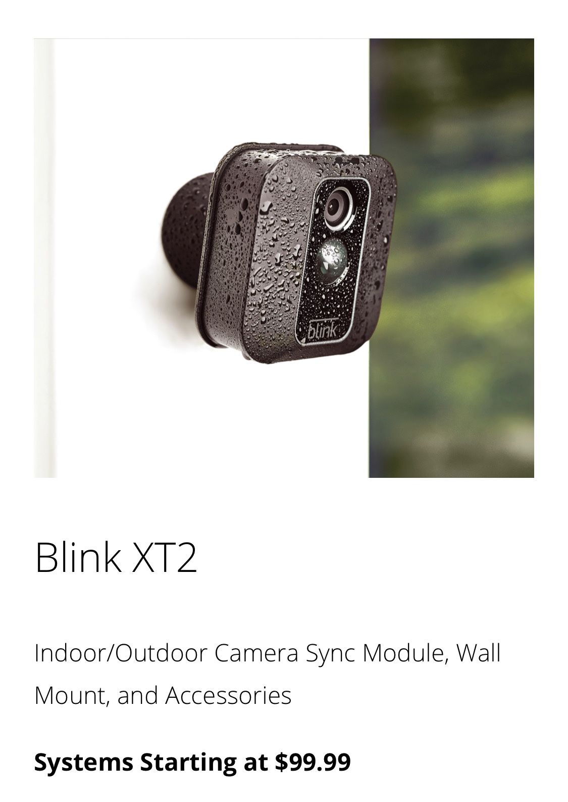 Blink cameras (3)