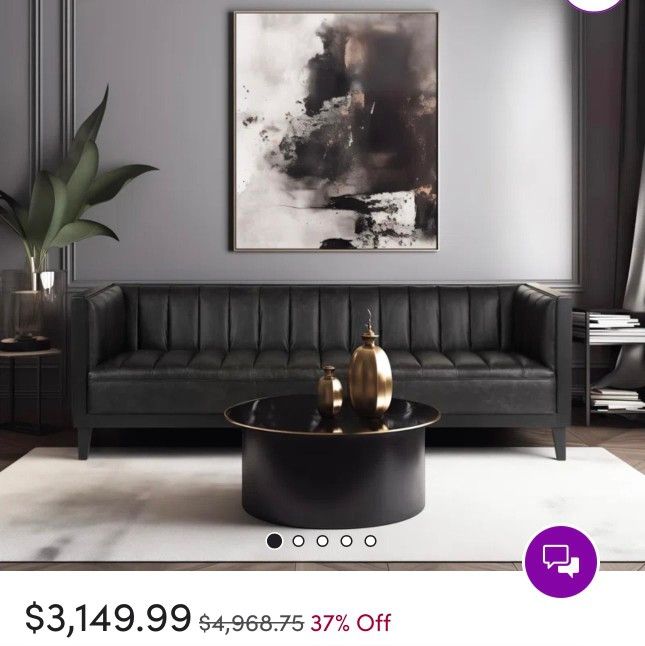 Modern Sleek Stylist Sofas For Sale