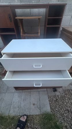 2 drawer storage cabinet
