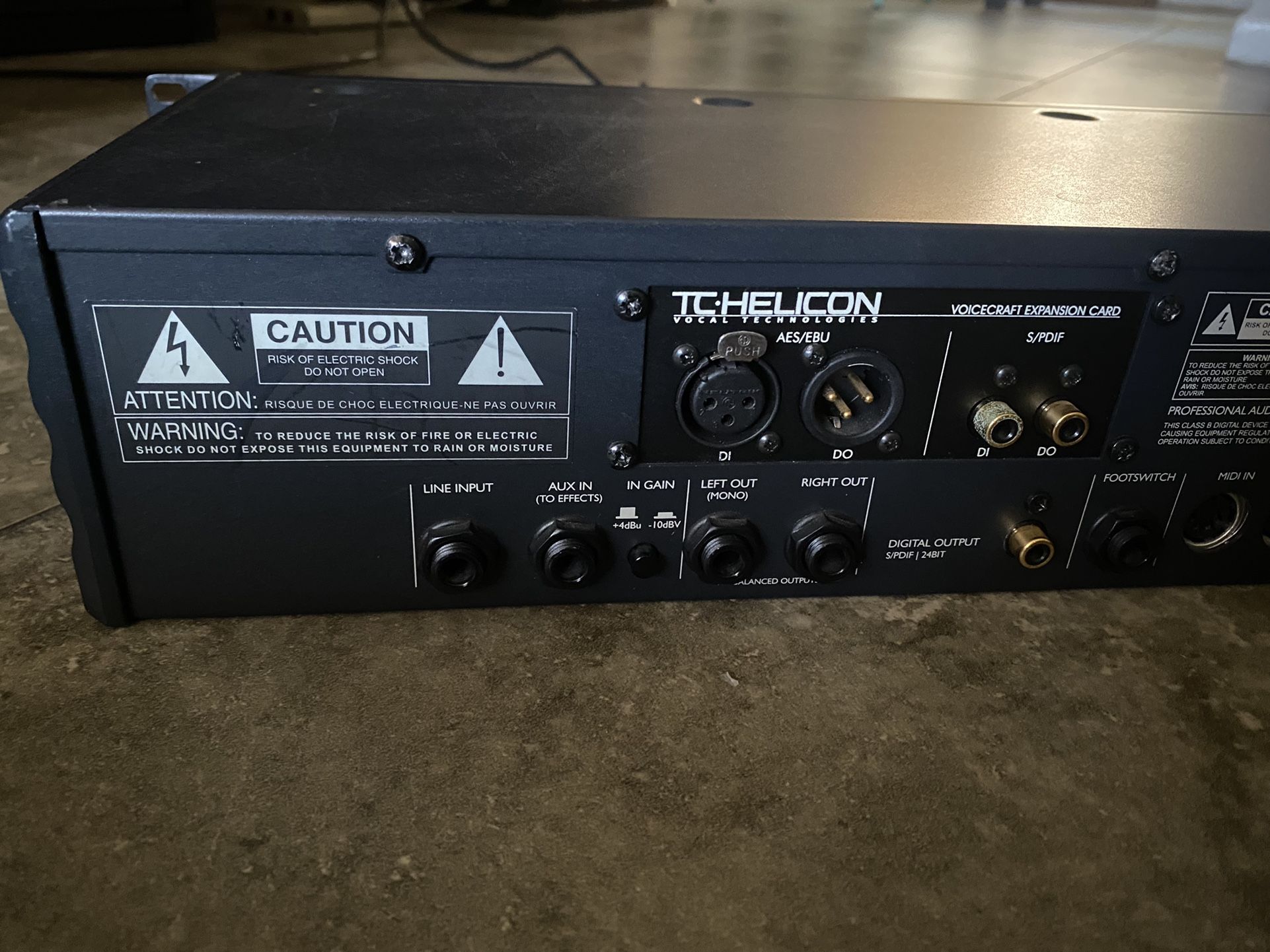 TC Helicon Voice Prism Harmonizer MIDI 2U Rackmount Formant