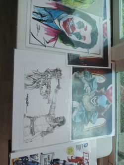 Lot Of 11x17 & 13x19 Prints, 8 Signed By Neal Adams, 45+ Total Prints