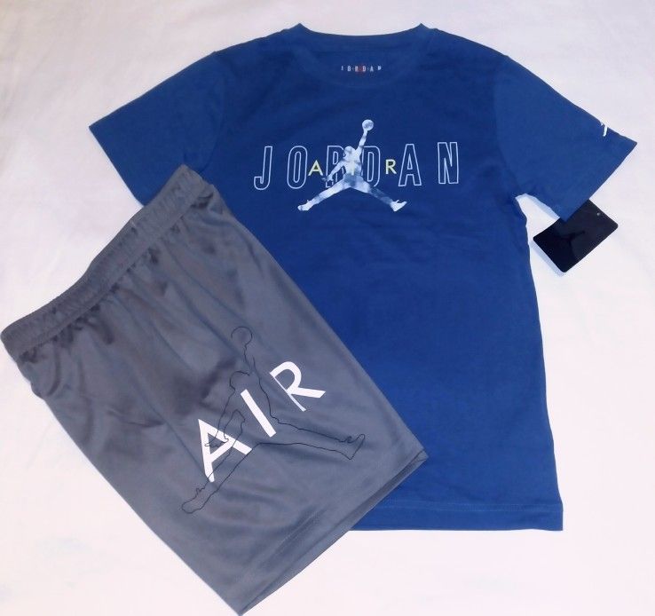 Jordan Boys Youth 2pc Short Set - Medium 