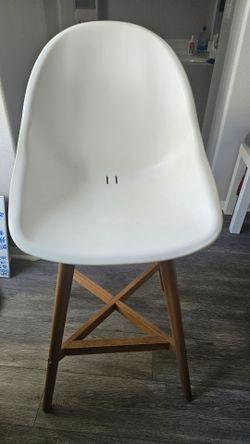 Ikea wood tea table & bar stool - $40