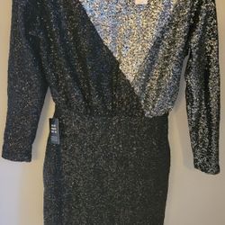 Womens Sequin - Express Dress- Size S