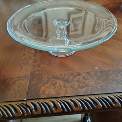 Glass Cake Plate