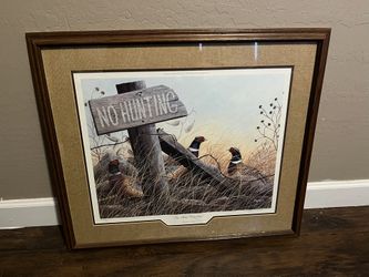 Signed Framed Painting
