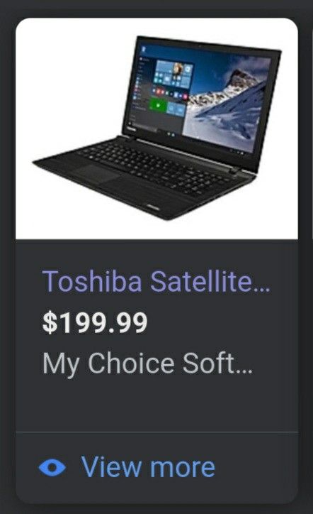 Pre owned Toshiba satellite laptop c55-b5319