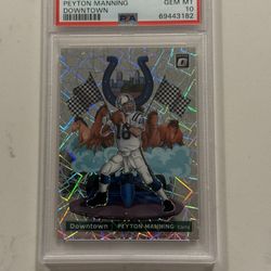 2021 PEYTON MANNING OPTIC DOWNTOWN PSA 10