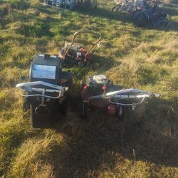 Three Snapper Push Mowers