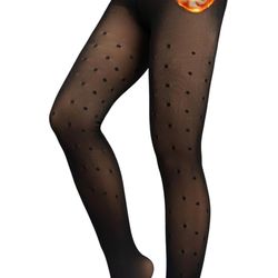 Fleece Lined Tights Sheer Women - High Waist Fake Translucent Women Sheer Warm Pantyhose Patterned Fleece Tights（Size S）