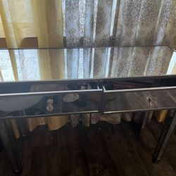 Vanity Table With Two Drawers 