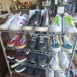 Athletic Shoes Men's Sizes 7-10 Vans Converse Adidas Hilfiger Nike 