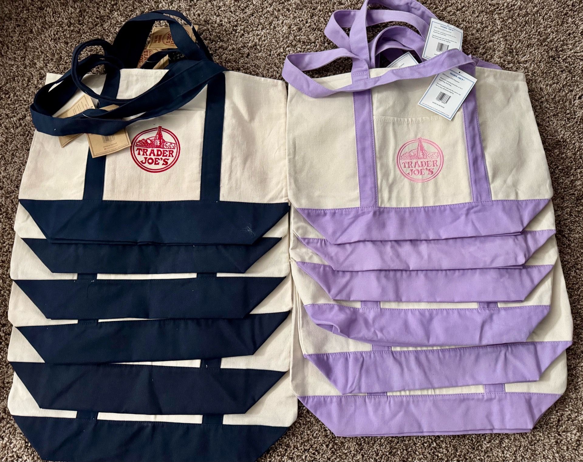 Trader Joe's Large Tote Bags